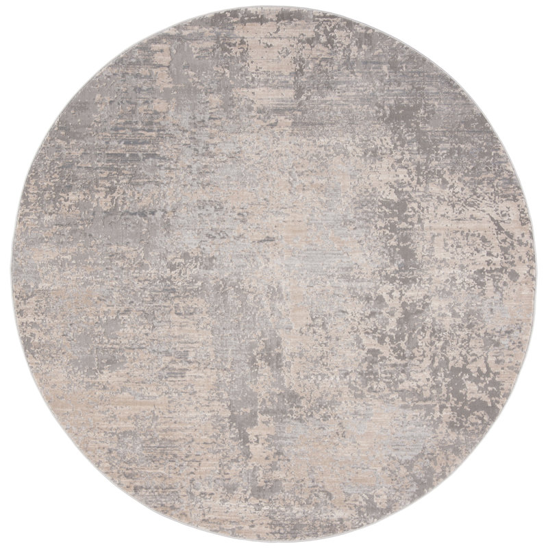Keyra Performance Abstract Rug, Round 6'7"