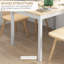 Solid Wood Base Dining Table