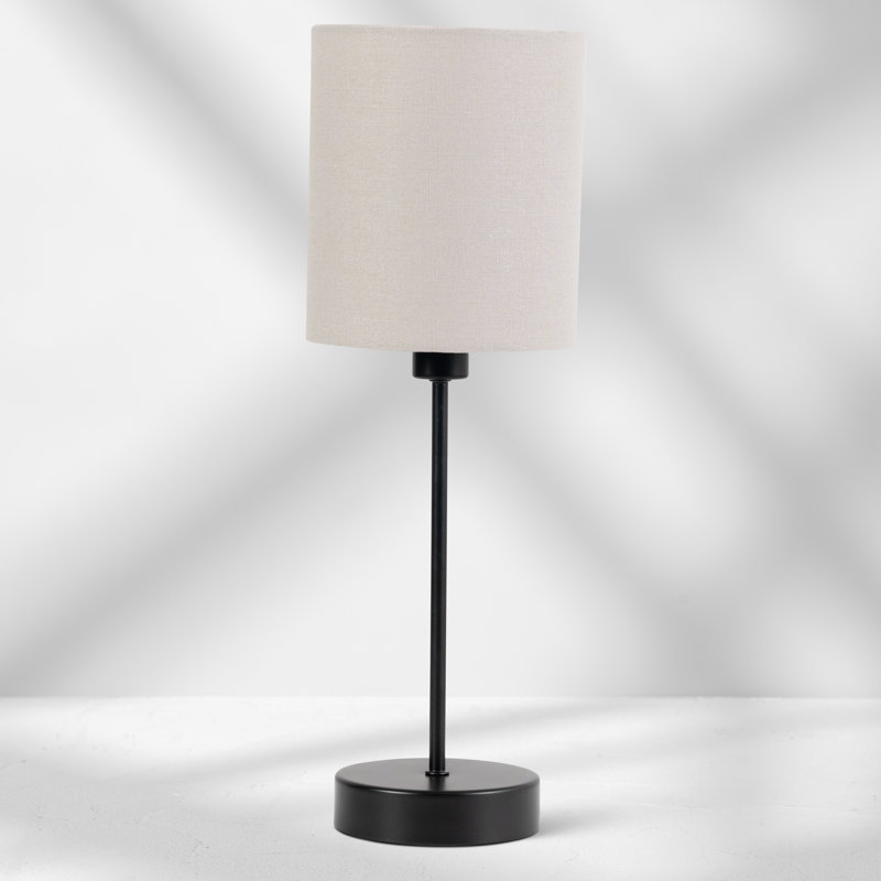 Metal Table Lamp, Grey