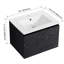 Bathroom Vanity With Ceramics Sink & Contemporary Style - 23.29 In. Depth Modern Black