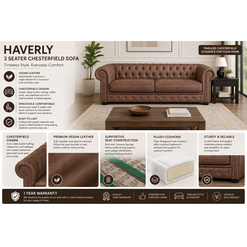 Haverly 3 Seater Sofa