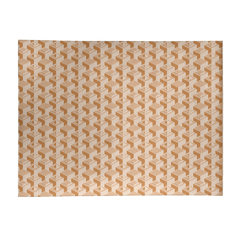 Chenille Geometric Indoor Rug, Rectangle 5' x 7'