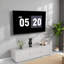 Modern Spiral Wave White Mdf Tv Stand 58'' With Storage