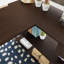 Bureau en L, finition brune