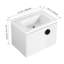 Meuble-lavabo de 28 po avec lavabo en céramique pour petite salle de bain-102299687