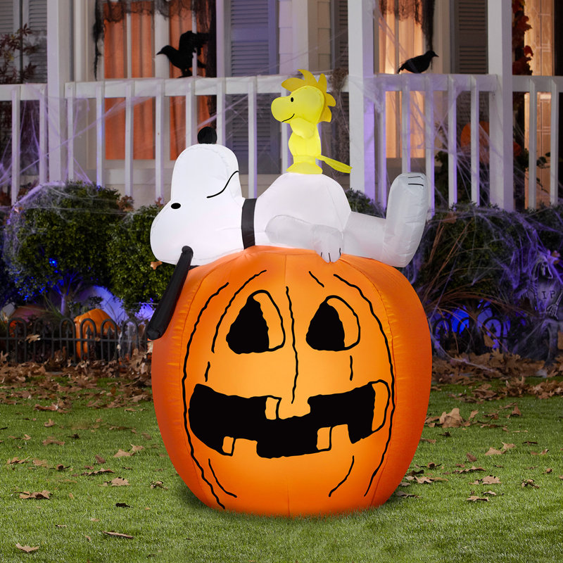 54 po Snoopy et Woodstock d'Halloween gonflable