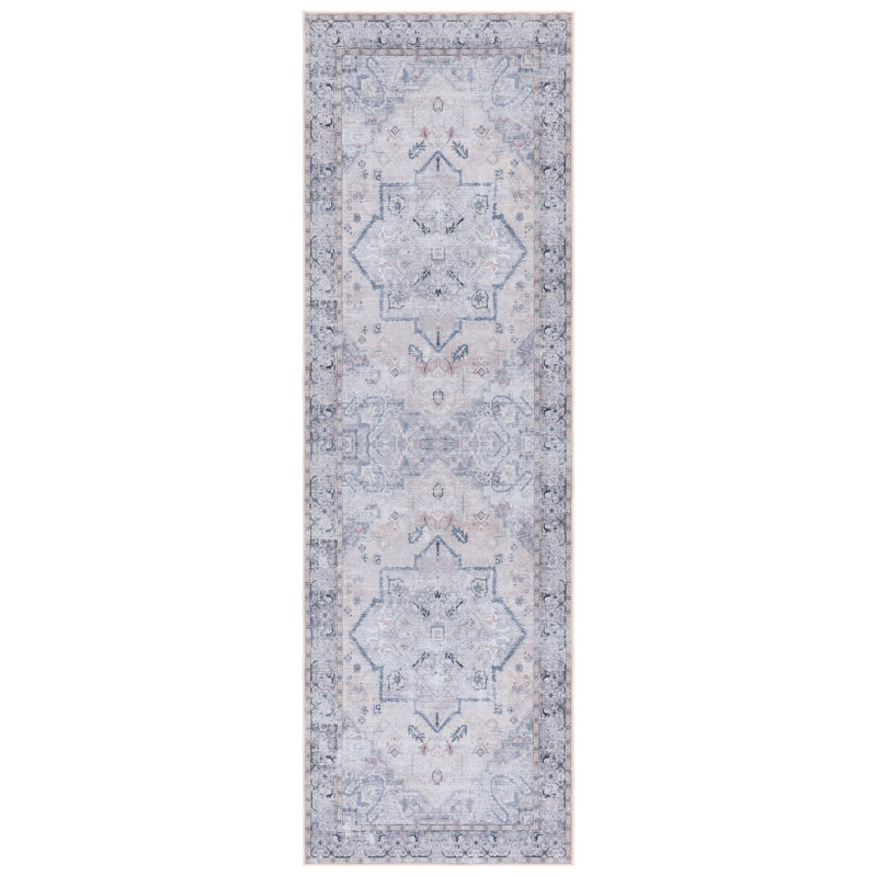 Pashen Performance Machine Washable Oriental Rug, Runner 2'6" x 8'