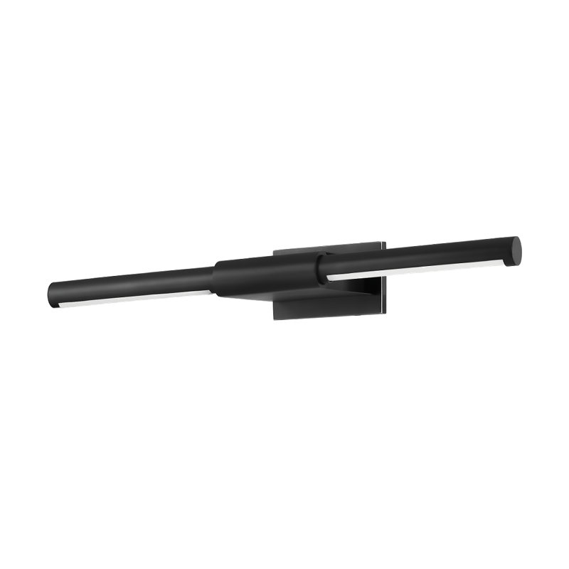 Lampe pour tableau 1 lumière Jerome, H 3 po x l 22,25 po x P 6,75 po, Bronze vieilli