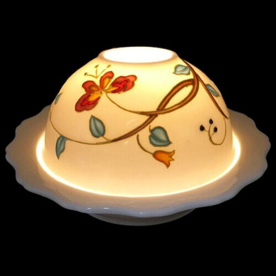 Photophore de table 4,5 po en porcelaine