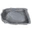 Pierre de jardin artificielle plate avec piquets - paquet de 2 - gris-959572841