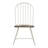 Stamant Rustic Pine Frame Concrete Veneer Top Dining Table And Two-Tone Spindle Chairs Set - Full Concrete Veneer Top Table And 4 Chairs-811931415