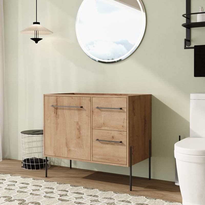 Nyrith 36'' Single Bathroom Vanity Base Only