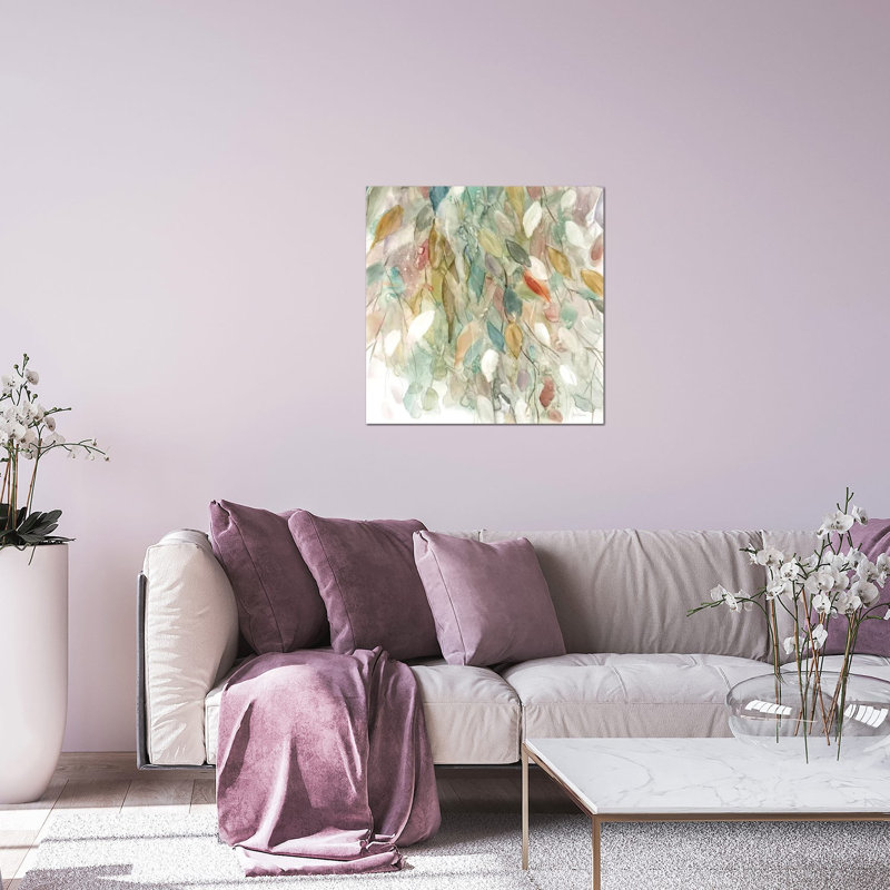 «Rainy Cascade» par Carol Robinson - impression non encadrée, H 24 po x l 24 po x P 0,25 po