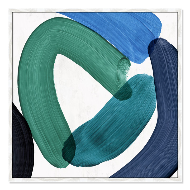 Smooth Bend I - Cadre photo, reproduction d'art sur papier, H 32 po x l 32 po x P 0,75 po, Cadre blanc