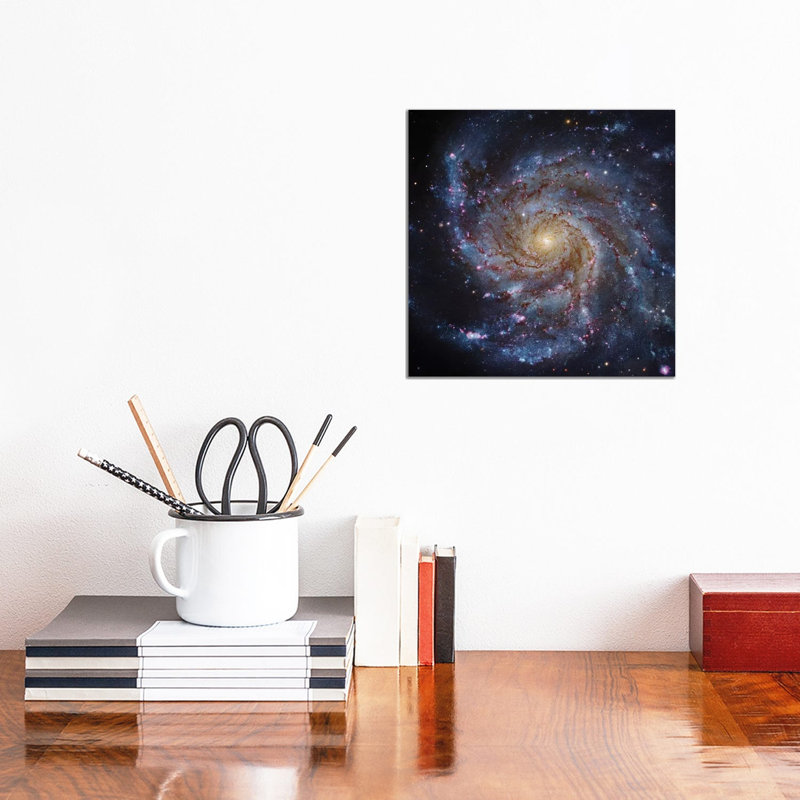 M101, The Pinwheel Galaxy by Robert Gendler - Wrapped Canvas Print, 30.48 cm H x 30.48 cm W