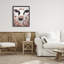 Cadre flottant vache et fleurs sauvages roses, design par Sara Culpepper-2069606220-2069606221