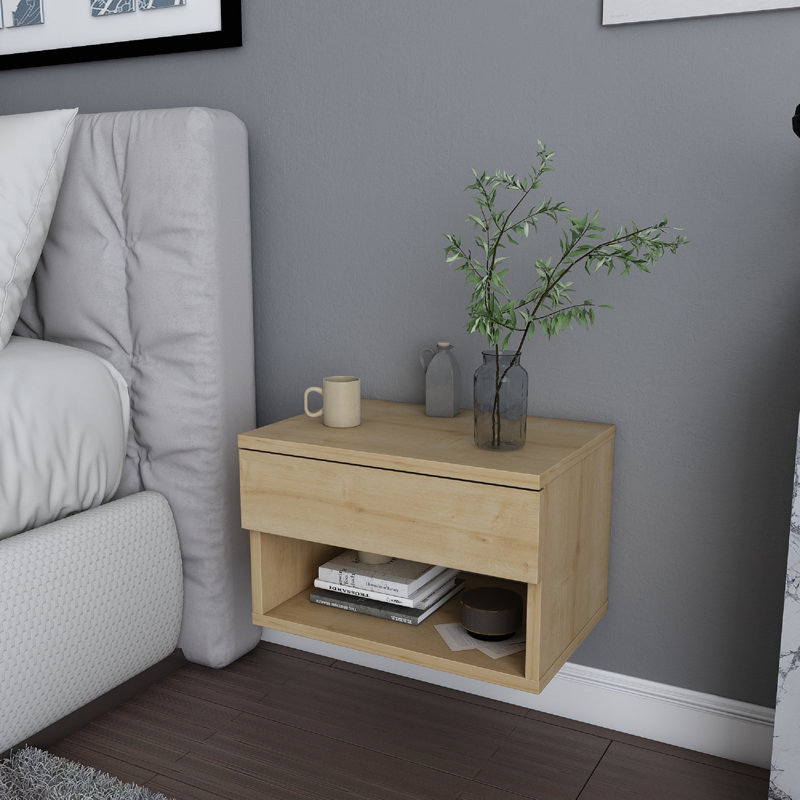 17.5'' W Nightstand, Oak