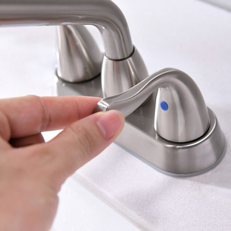 Centerset 2-handle Bathroom Faucet with Drain Assembly