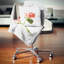 Rose rose avec aquarelle et tige - coussin imprimé floral-30743837-30743841