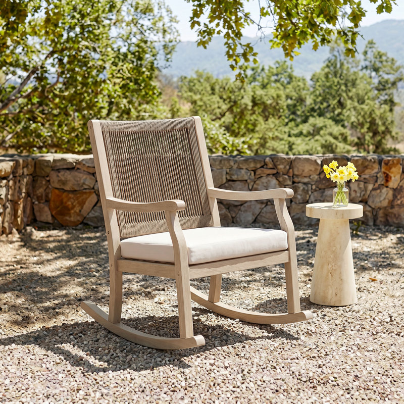 Chaise berçante d'extérieur Hans