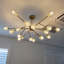 Unique 18 - Light Modern Sputnik Chandelier with LED Bulbs-1575117485