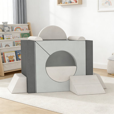 HOMCOM 130cm W Climbing Blocks