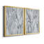 Marbré blanc III - ensemble de 2 impressions sur toile encadrées-1523288007-1523288002