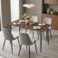 Table de salle à manger rectangulaire moderne 55,1 po pour 4 à 6 sièges-712868941
