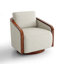 Upholstered Swivel Barrel Chair-1053755034