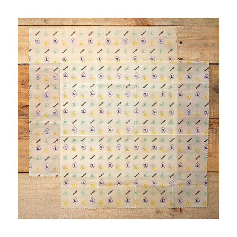 Smidge Beeswax Food Wraps, 40cm x 40cm (Set of 3)