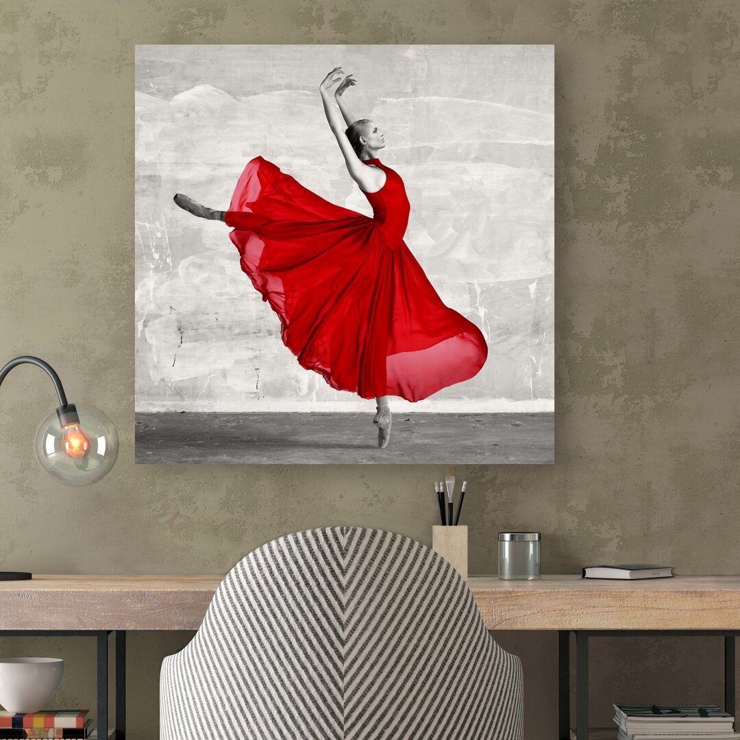 Fotodruck Ballerina In Red