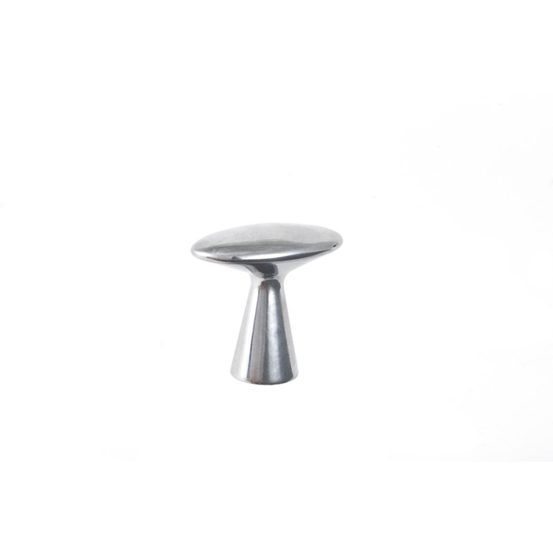 Series 3 1 5/8 Length Bar Knob, Polished Aluminum