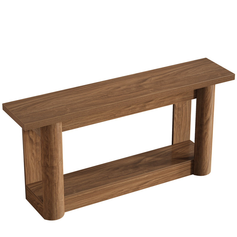 Farmhouse Console Table, Brown