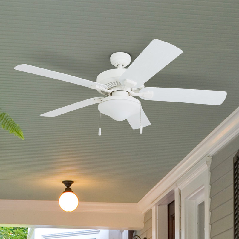 Belmar 52'' White LED Ceiling Fan with 5 Blades