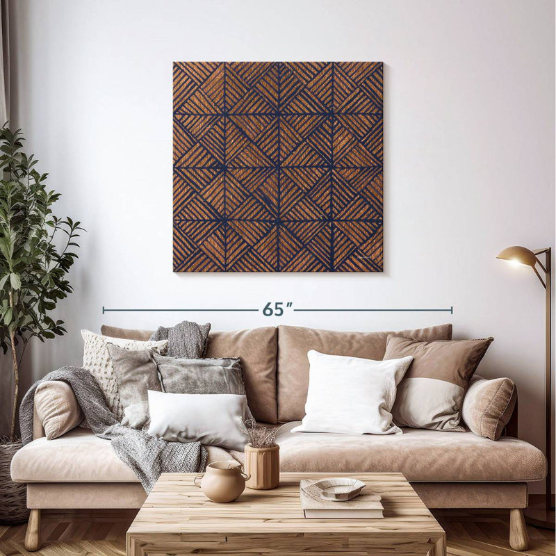 Kerner Copper Pattern, 39" H x 39" W
