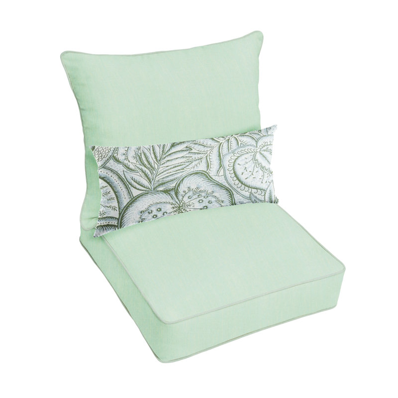 Ensemble de coussins et coussins lombaires Sunbrella 23 po x 25 po x 5 po