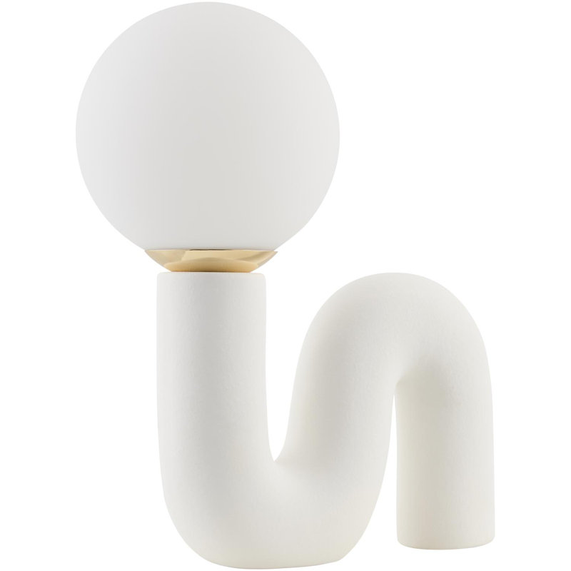 Lampe de table Luccia, Blanc