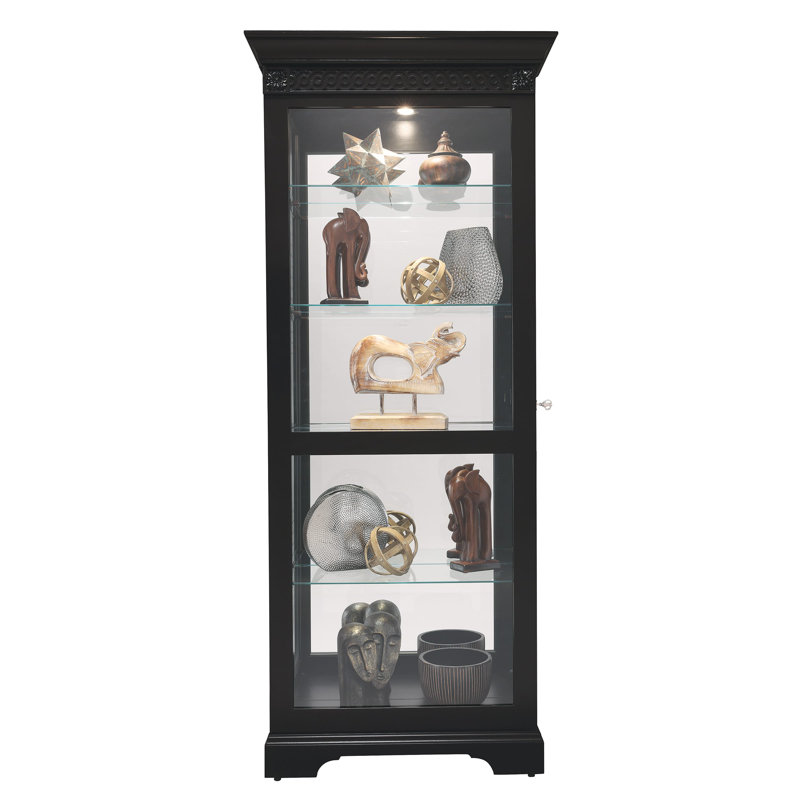 Brigid Dining Cabinet, Black Satin