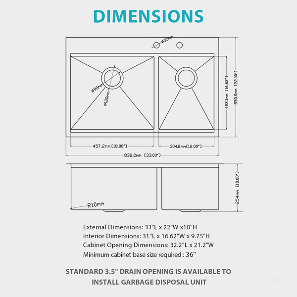Dimensions du produit