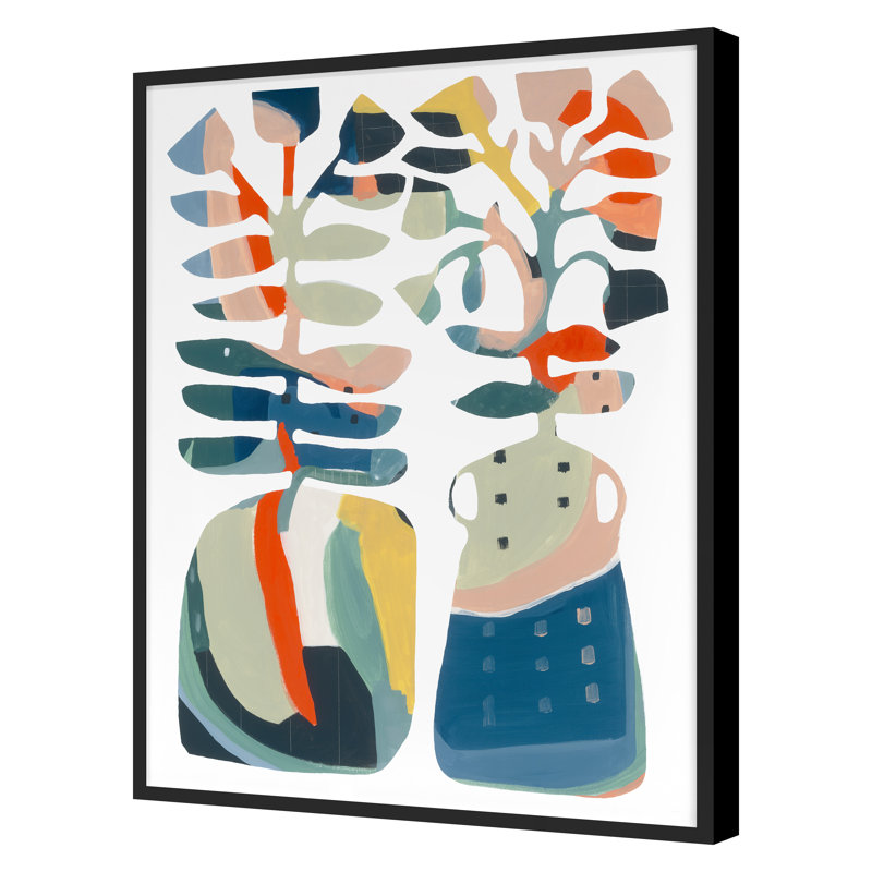 Surprise Surprise Print by Katie Straus, Black Framed, 27" H x 20" W x 1.25" D
