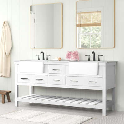 Meuble-lavabo double 72 po Pelaghia