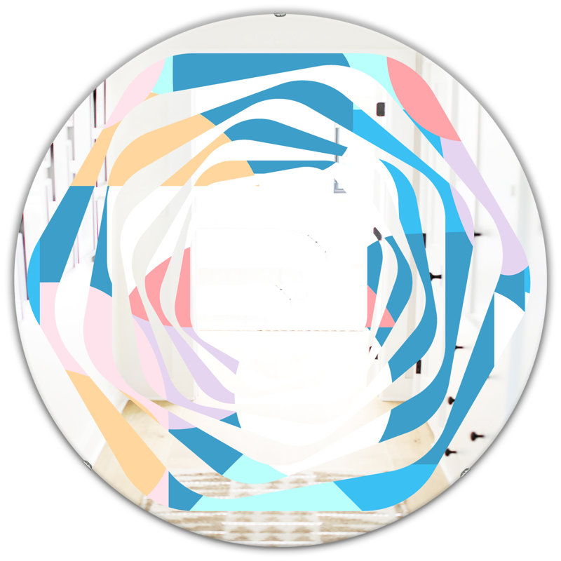 Miroir mural géométrique, 31,5 po x 31,5 po