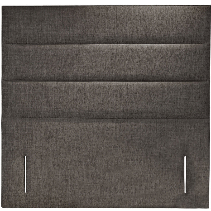Bret Upholstered Headboard, Slate Grey, Super King (6'), Linen