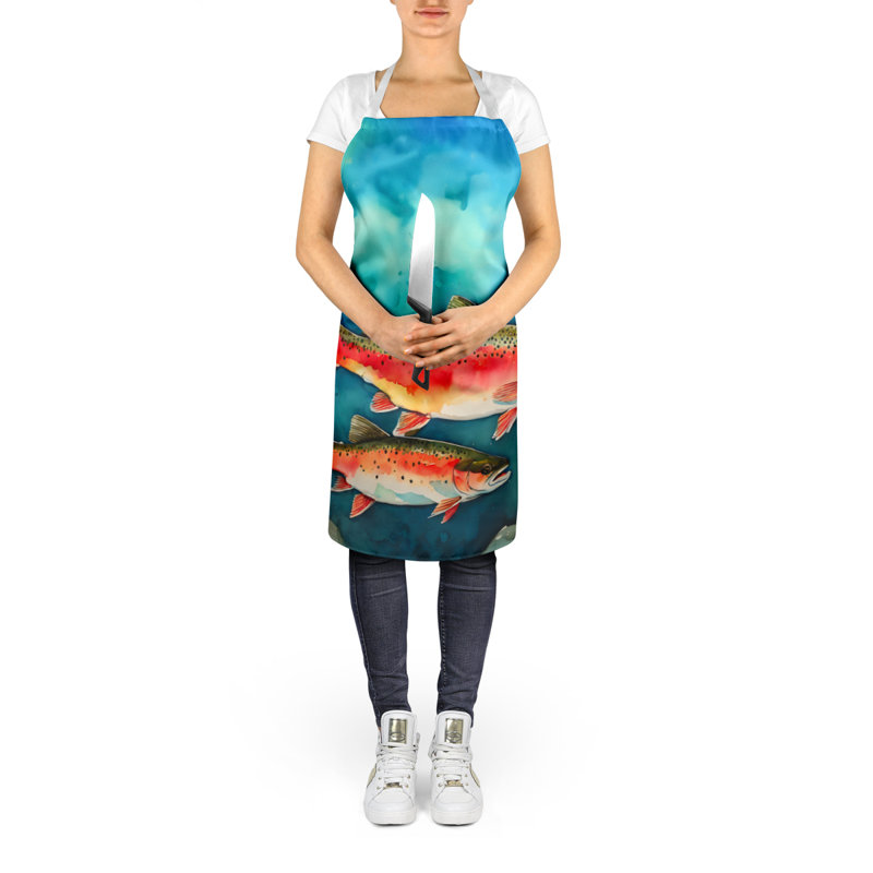 No Pattern Bib Apron