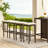 Vian Outdoor Barstool, Poly Rattan, Polyester-106426843-106426844-106426847
