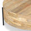 Table basse cylindrique industrielle moderne de 38 po de large Rayburn-686533406