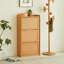 Rangement pour chaussures en bois massif Burlywood