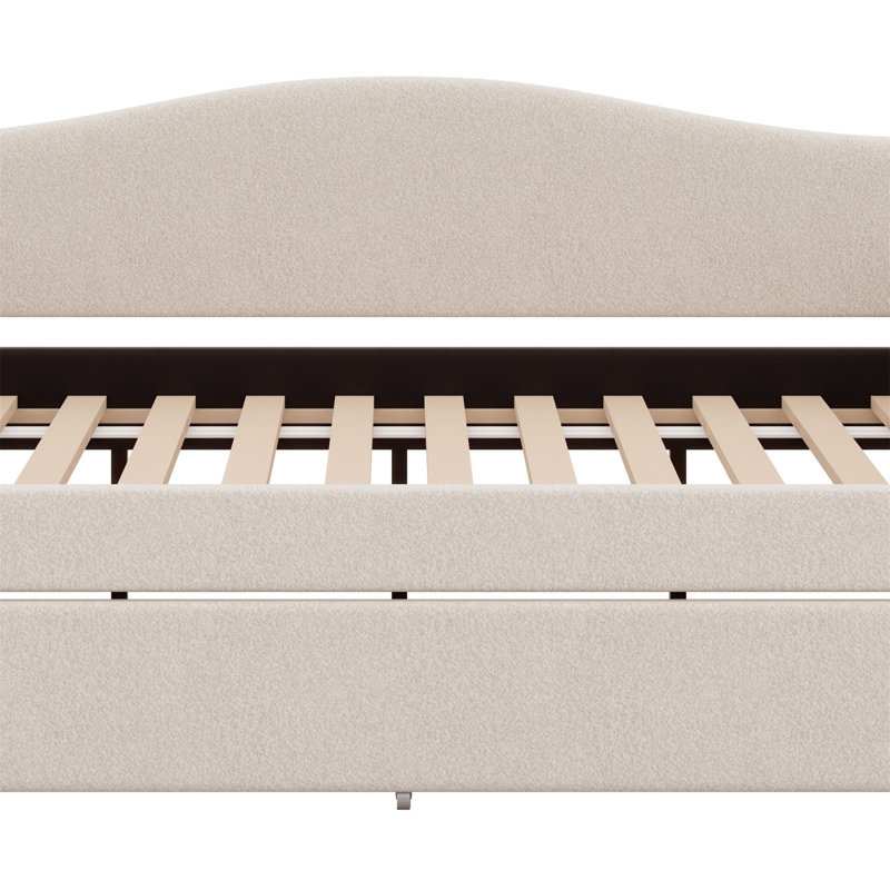 Dinis Upholstered Daybed, Beige