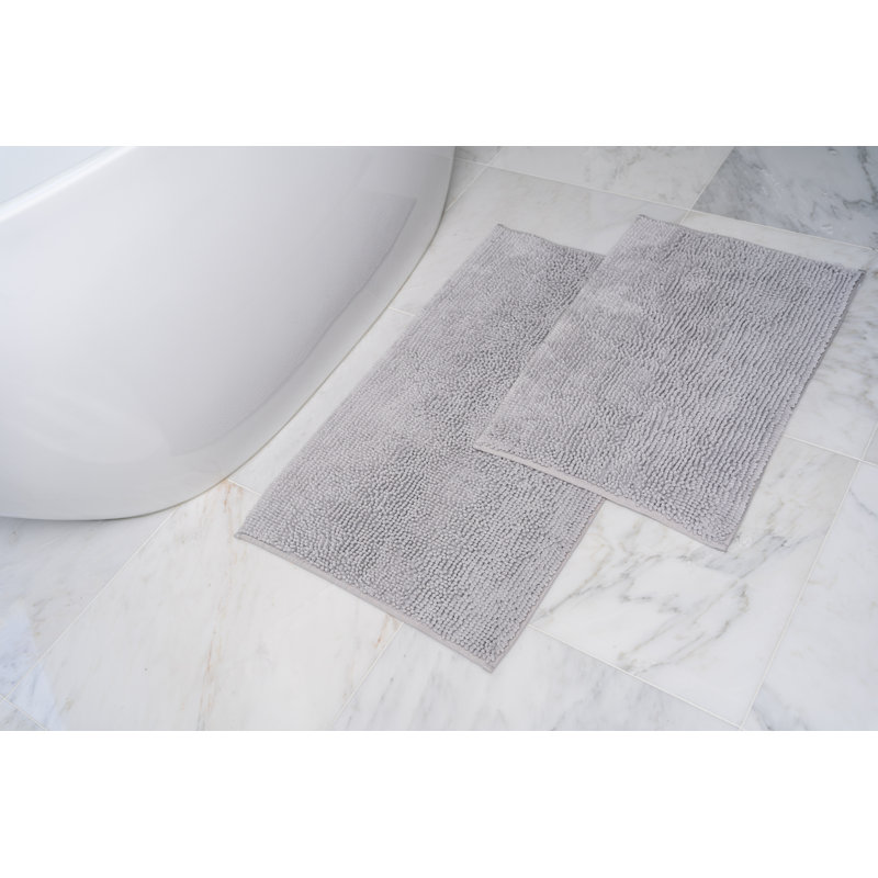 Ensemble de tapis de bain 2 pièces Payden, Gris clair