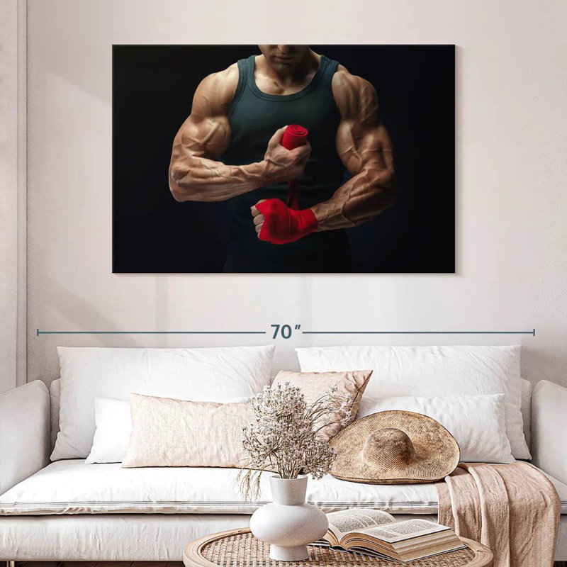 Bodybuilder's Arms, 32" H x 48" W